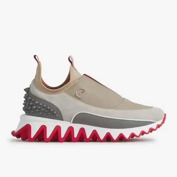 Christian Louboutin SHARKYLOUB SP Spikes Flat Leather  display picture 3